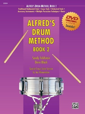 ALFREDS DRUM METHOD BOOK 2 BK/DVD