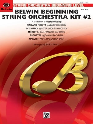 BELWIN BEGINNING STRING ORCHESTRA KIT #2 SO2 SC/PTS