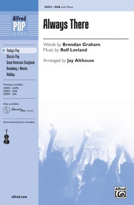 ALWAYS THERE SAB/PIANO