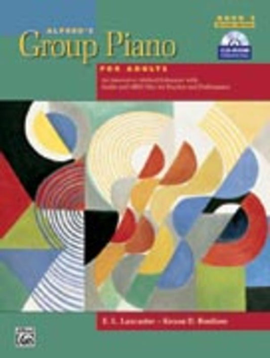ALFREDS GROUP PIANO FOR ADULTS BK 2 BK/CD-ROM 2ND ED