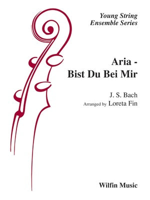 ARIA BIST DU BEI MIR FOR STRING ORCHESTRA SO3-3.5 SC/PTS