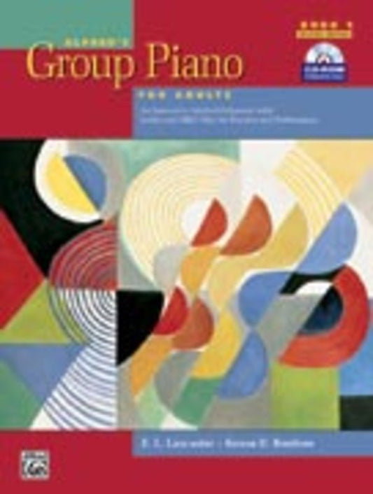ALFREDS GROUP PIANO FOR ADULTS BK 1 BK/CD-ROM 2ND ED