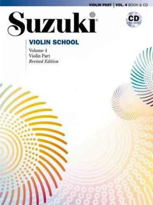 SUZUKI VIOLIN SCHOOL VOL 4 VIOLIN PART BK/CD