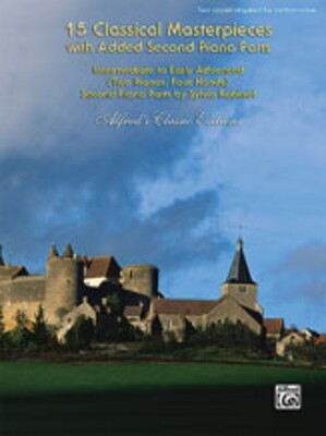 15 CLASSICAL MASTERPIECES ADDED 2ND PIANO PARTS 2P4H