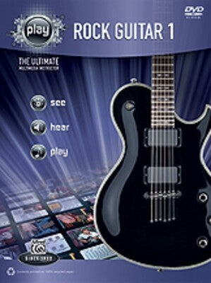 ALFREDS PLAY ROCK GUITAR 1 BK DVD GTR