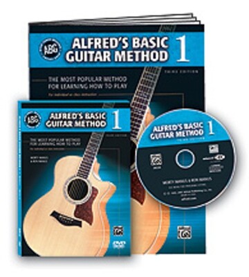 ALFREDS BASIC GTR METHOD BK 1 BK/CD/DVD