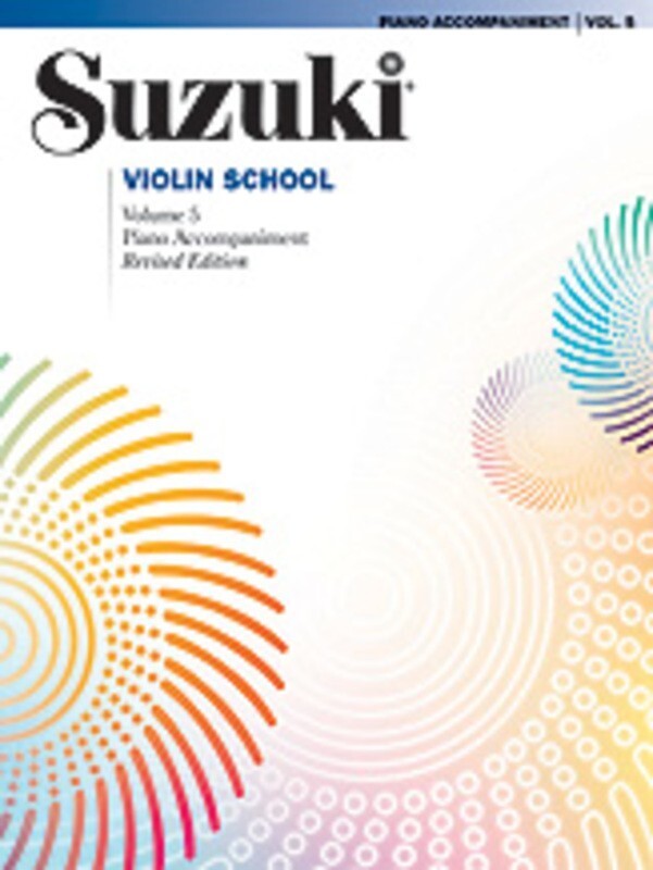 SUZUKI VIOLIN SCHOOL VOL 5 PIANO ACCOMPANIMENT