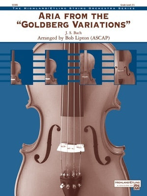 ARIA FROM GOLDBERG VARIATIONS STRING ORCHESTRA SO2.5 SCORE