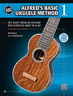 ALFREDS BASIC UKULELE METHOD 1 BK/CD/DVD