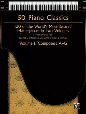 50 PIANO CLASSICS VOL 1 COMPOSERS A-G