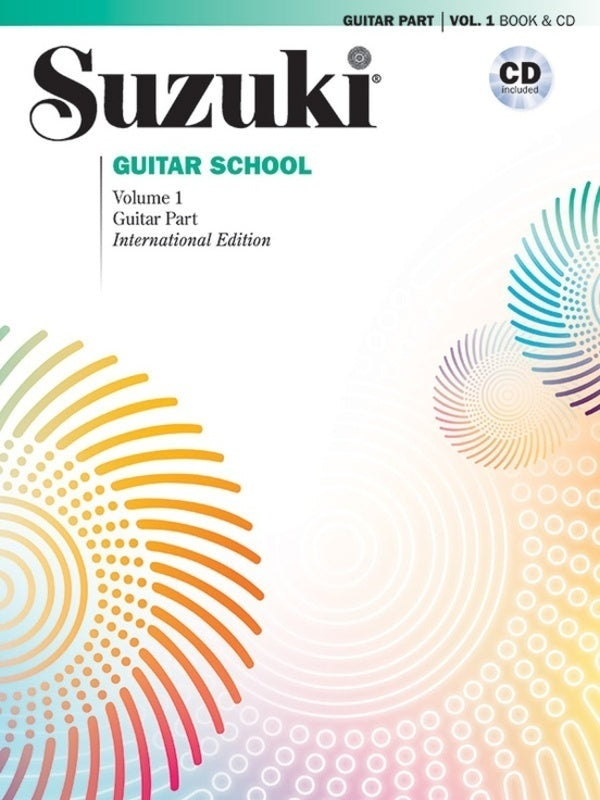 SUZUKI GUITAR SCHOOL VOL 1 GUITAR PART BK/CD