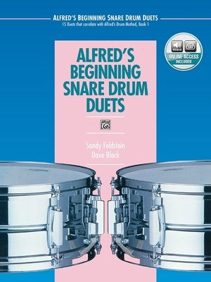 ALFREDS BEGINNING SNARE DRUM DUETS BK/OLA