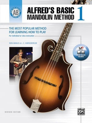 ALFREDS BASIC MANDOLIN METHOD 1 (REVISED) BK/OLM