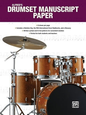 ALFREDS DRUMSET MANUSCRIPT PAPER