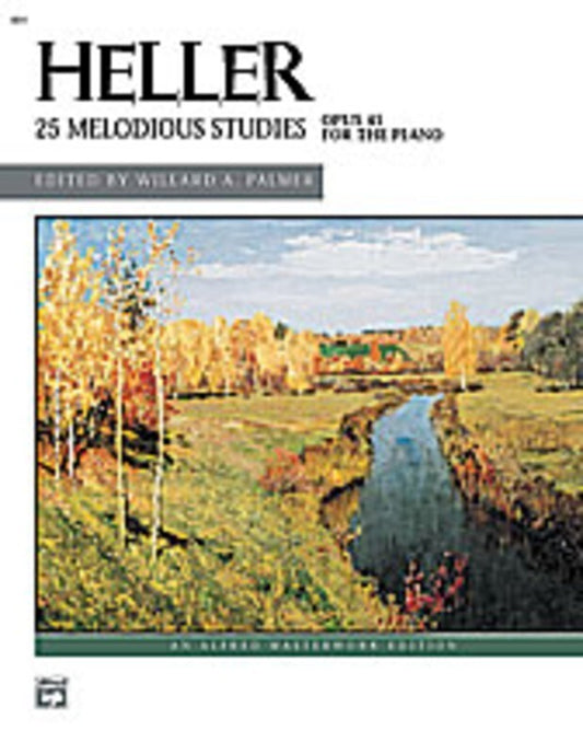 HELLER - 25 MELODIOUS STUDIES OP 45 FOR PIANO