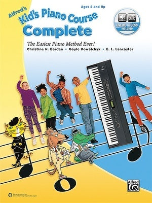 ALFREDS KIDS PIANO COURSE COMPLETE BK/OLM