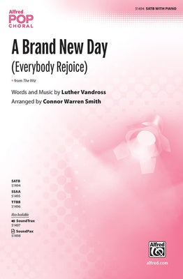 A BRAND NEW DAY (EVERYBODY REJOICE) SATB/PIANO