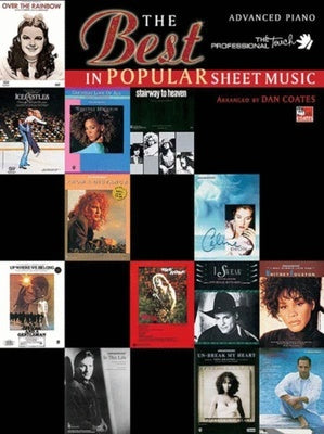BEST IN POPULAR SHEET MUSIC ADVANCED PIANO
