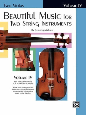 BEAUTIFUL MUSIC 2 STRING INSTRUMENTS VOL 4 2 VIOLAS