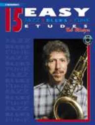 15 EASY JAZZ BLUES & FUNK ETUDES C INSTRUMENTS BK/OLA