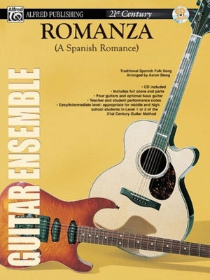 21ST CENTURY GUITAR ENSEMBLE ROMANZA BK/CD