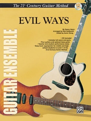 21ST CENTURY GUITAR ENSEMBLE EVIL WAYS BK/CD