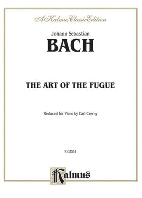 ART OF THE FUGUE BWV 1080 ED CZERNY