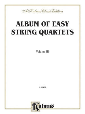 ALBUM OF EASY STRING QUARTETS VOL 3