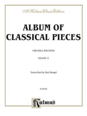 ALBUM OF CLASSICAL PIECES VOL 2 FOR VIOLA/PIANO