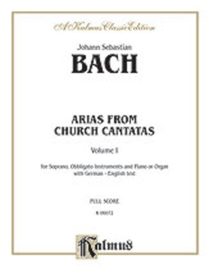 ARIAS FROM CHURCH CANTATAS SOPRANO BK 1
