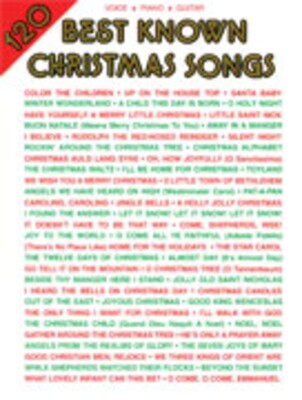 BEST KNOWN CHRISTMAS SONGS 120 PVG