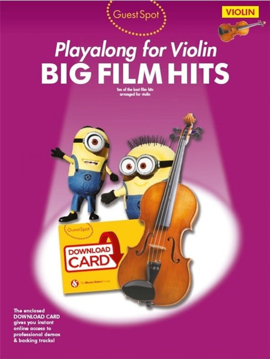 GUEST SPOT PLAYALONG FOR VIOLIN BIG FILM HITS