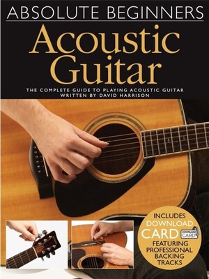 ABSOLUTE BEGINNERS ACOUSTIC GUITAR BK/OLA