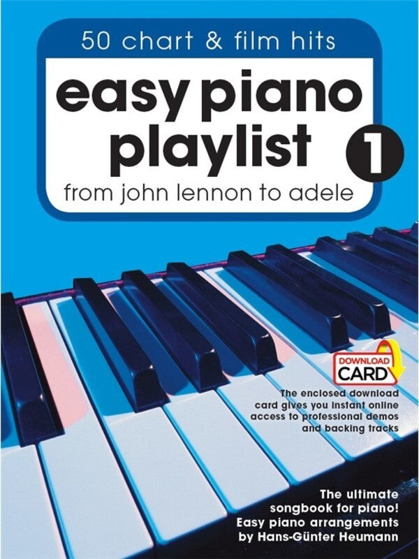 EASY PIANO PLAYLIST BK1 BK/DCARD