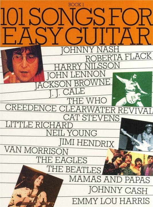 101 SONGS FOR EASY GUITAR BK 1