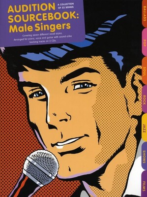 AUDITION SOURCEBOOK MALE SINGERS PVG BK/CD