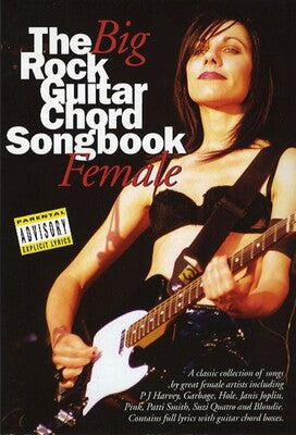 BIG ROCK GUITAR CHORD SONGBOOK FEMALE