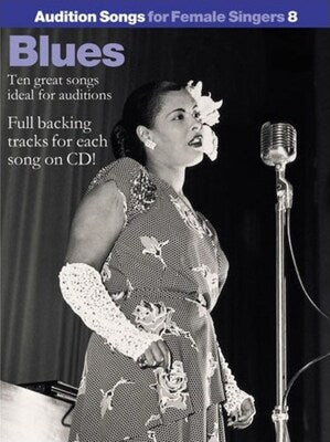 AUDITION SONGS FEMALE 8 BLUES BK/CD PVG