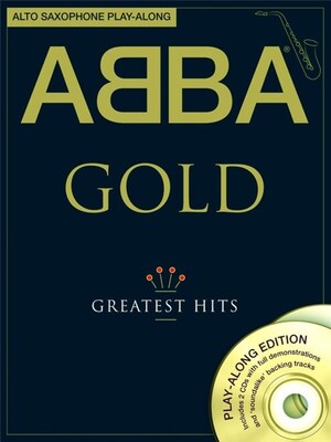 ABBA GOLD ALTO SAXOPHONE PLAYALONG BK/CD