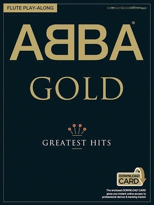 ABBA GOLD FLUTE PLAYALONG BOOK/OLA