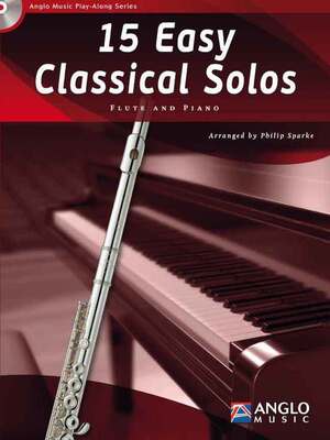 15 EASY CLASSICAL SOLOS FLUTE BK/CD