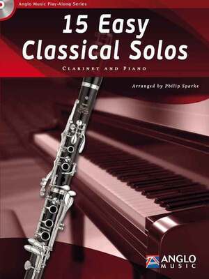 15 EASY CLASSICAL SOLOS CLARINET BK/CD