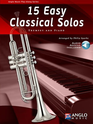 15 EASY CLASSICAL SOLOS FOR TRUMPET/PIANO BK/OLA ARR SPARKE