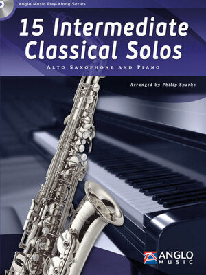 15 INTERMEDIATE CLASSICAL SOLOS ALTO SAX BK/CD