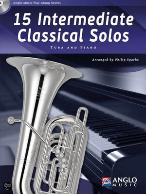 15 INTERMEDIATE CLASSICAL SOLOS TUBA BK/CD