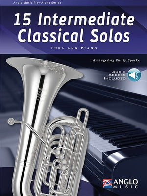 15 INTERMEDIATE CLASSICAL SOLOS TUBA/PIANO BK/OLA