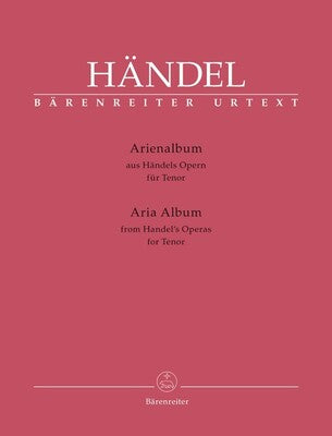 ARIA ALBUM FROM HANDELS OPERAS FOR TENOR