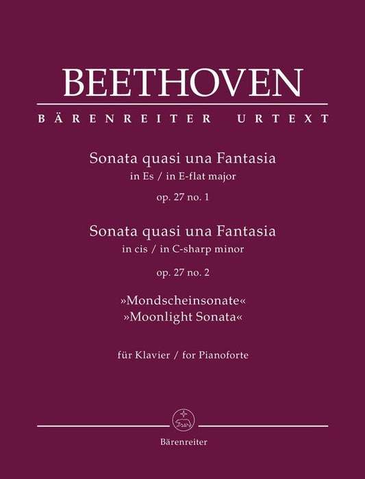 BEETHOVEN - SONATAS OP 27 NO 1 & 2 PIANO