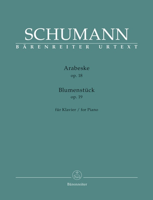 SCHUMANN - ARABESKE OP 18 BLUMENSTUCK OP 19 PIANO