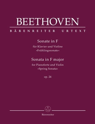 BEETHOVEN - SONATA F MAJOR OP 24 VIOLIN/PIANO SPRING
